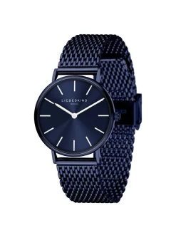 Liebeskind Berlin Damen Armbanduhr - The Slim Minimalist in blau