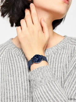 Liebeskind Berlin Damen Armbanduhr - The Slim Minimalist in blau