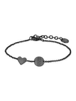 Liebeskind Berlin Damen Armband - You're my happy place in schwarz