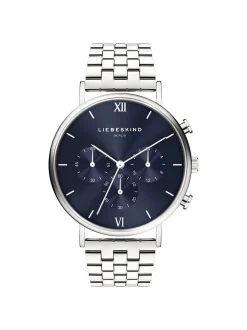 Liebeskind Berlin Damen Armbanduhr - Modern Chronograph in silber
