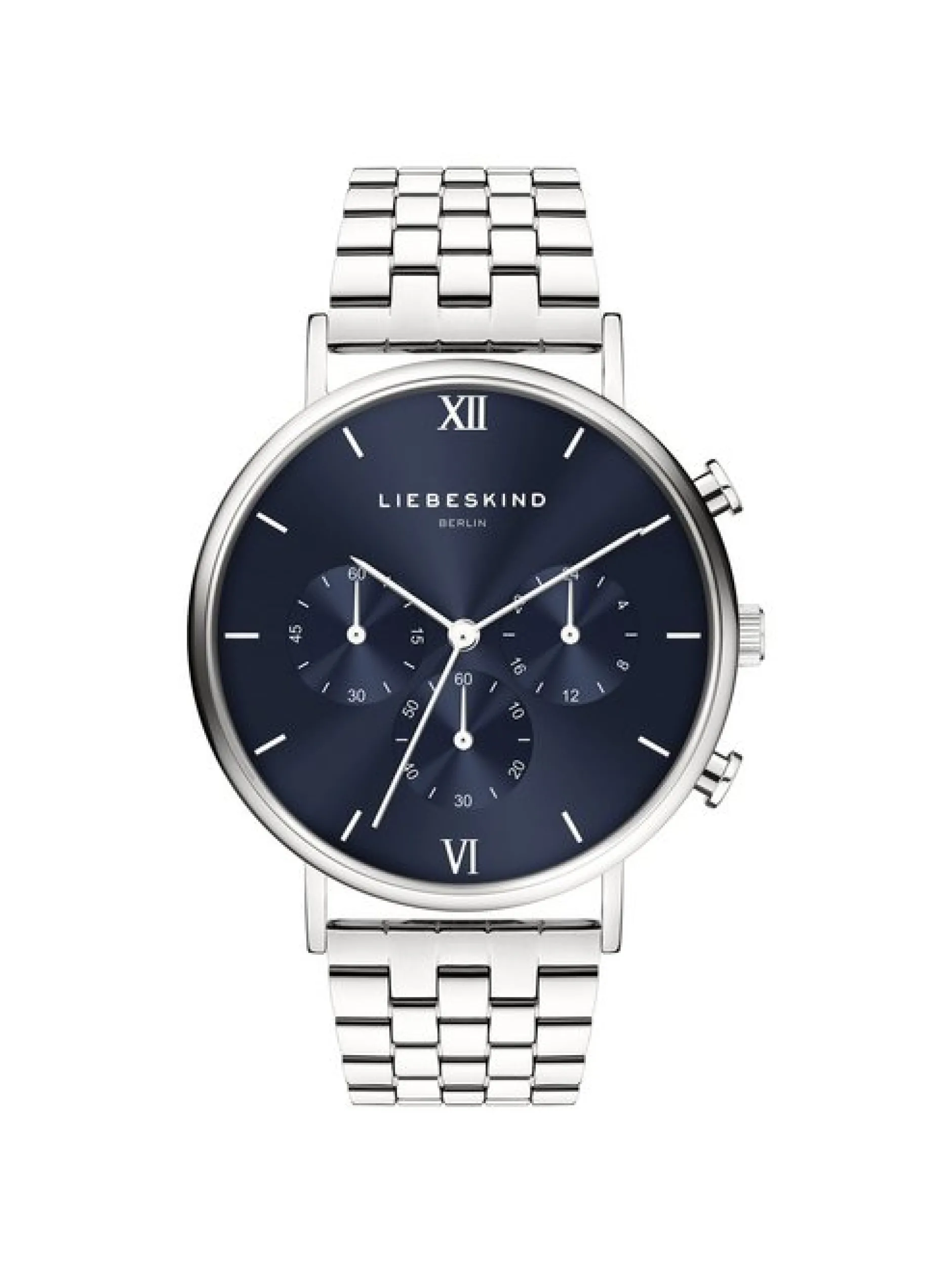 Liebeskind Berlin Damen Armbanduhr - Modern Chronograph in silber