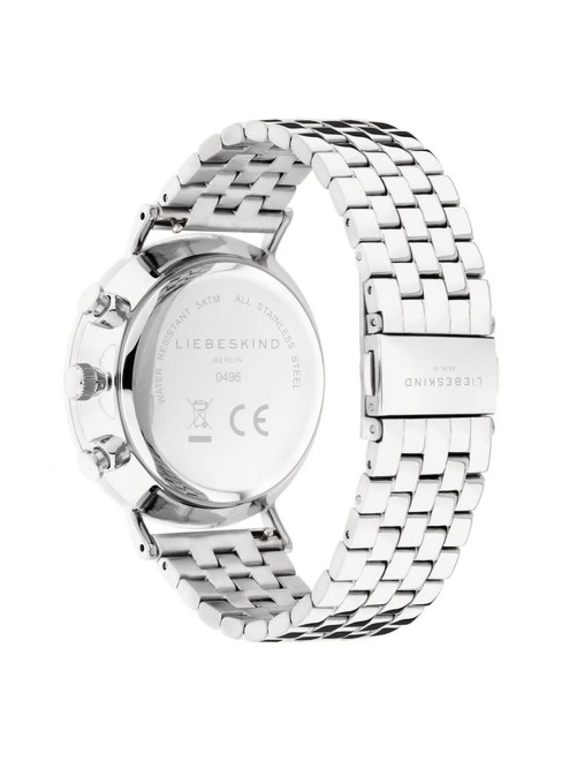 Liebeskind Berlin Damen Armbanduhr - Modern Chronograph in silber