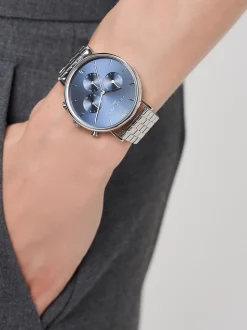 Liebeskind Berlin Damen Armbanduhr - Modern Chronograph in silber