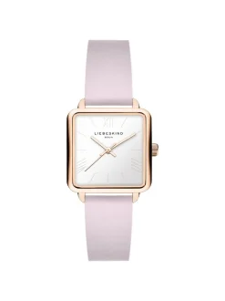 Liebeskind Berlin Damen Armbanduhr - The Classic Square in pink