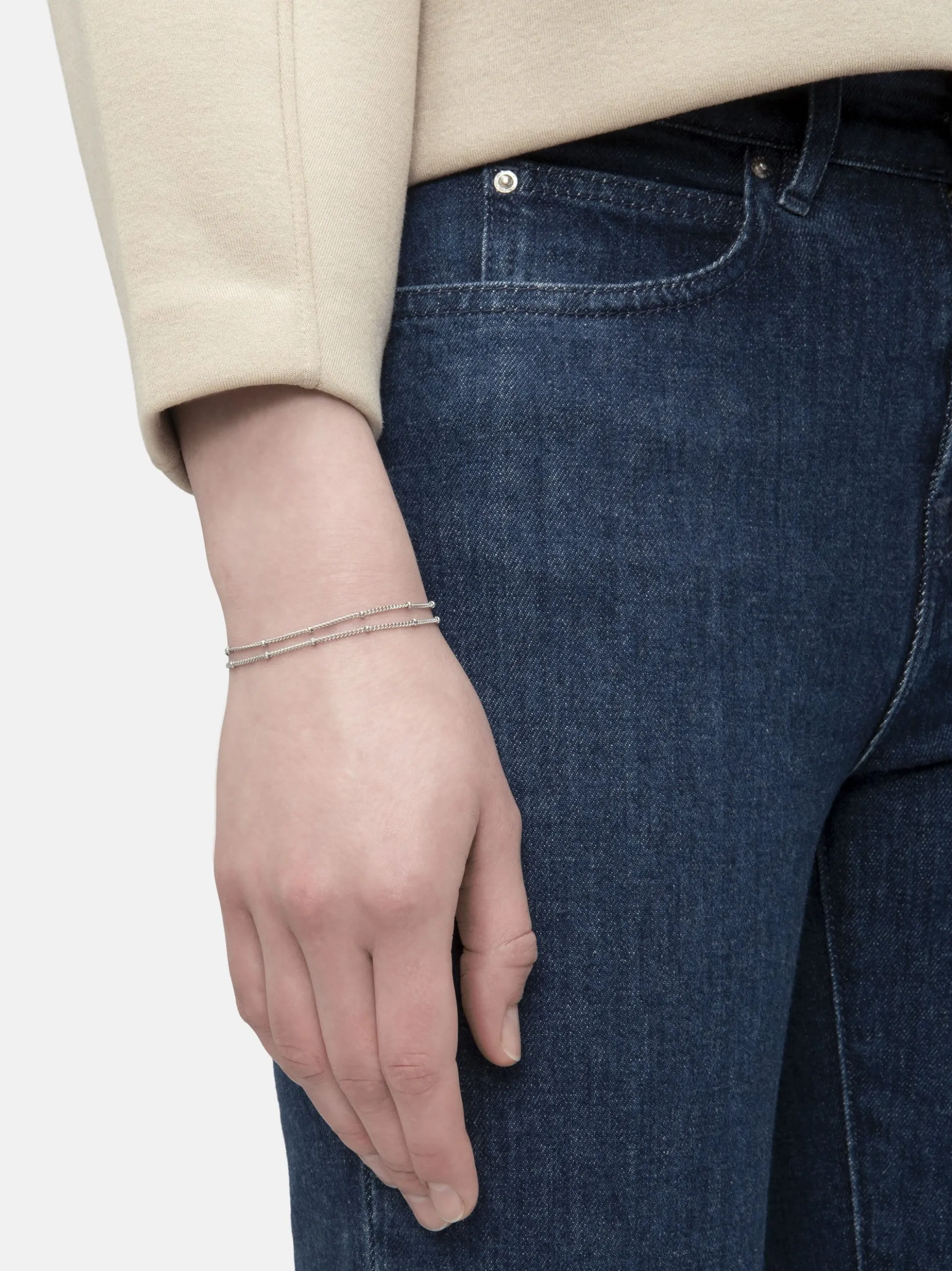 Liebeskind Berlin Damen Armband - The Simple Duo in silber