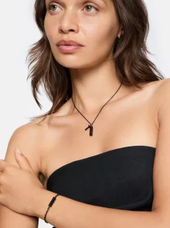 Liebeskind Berlin Damen Armband - Love Lock in schwarz