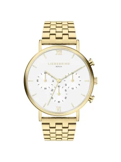 Liebeskind Berlin Damen Armbanduhr - Modern Chronograph in gold