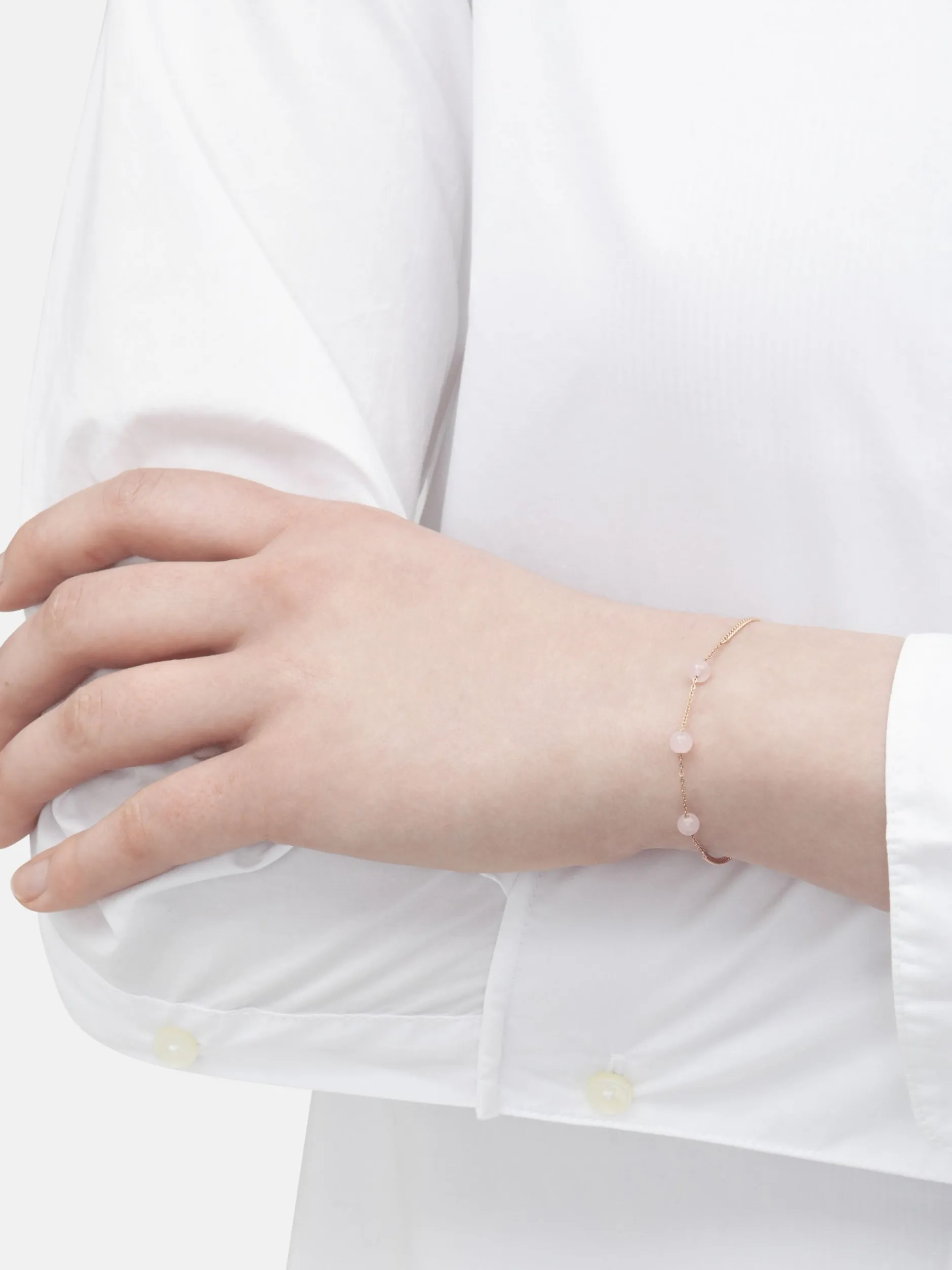 Liebeskind Berlin Damen Armband - Chain Bead Mix in roségold