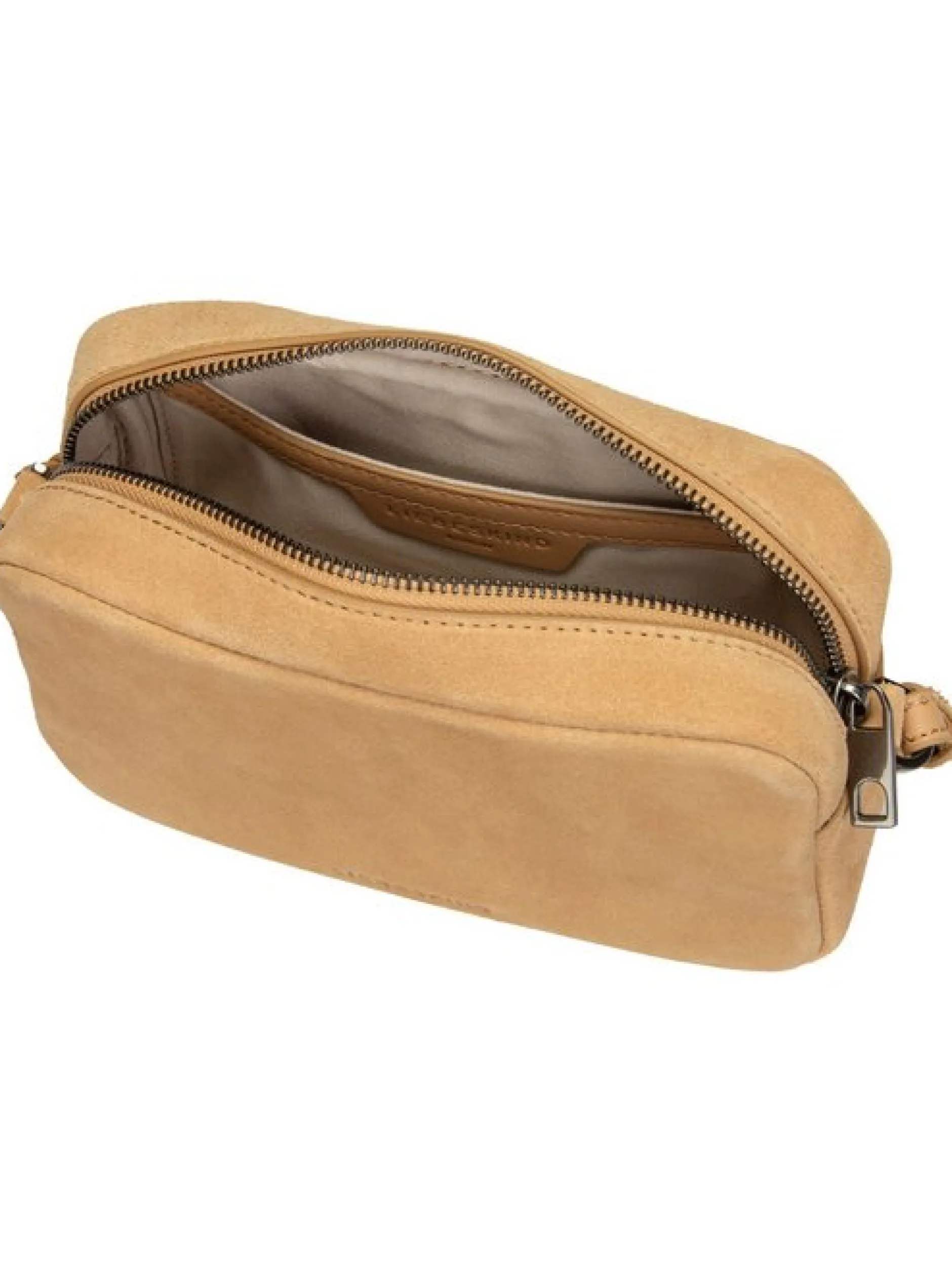 Liebeskind Berlin Damen Bodybag - Ella Camera S Suede in beige