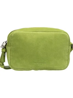 Liebeskind Berlin Damen Bodybag - Ella Camera S Suede in grün