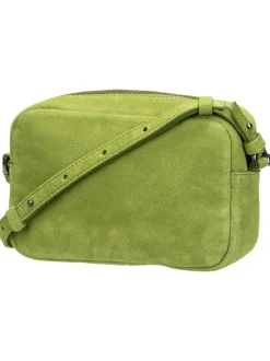 Liebeskind Berlin Damen Bodybag - Ella Camera S Suede in grün