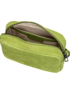 Liebeskind Berlin Damen Bodybag - Ella Camera S Suede in grün