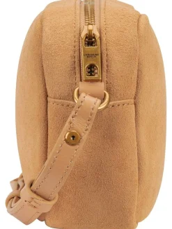 Liebeskind Berlin Damen Bodybag - Ella Camera S Suede in beige
