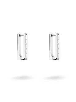 Liebeskind Berlin Damen Creolen - The Festive Mini Link Sparkle in silber