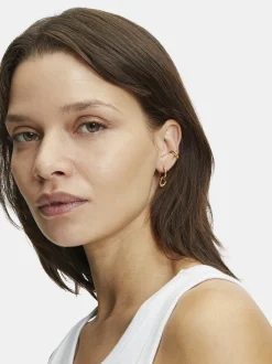 Liebeskind Berlin Damen Creolen - The Organic Creole in gold