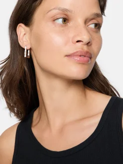 Liebeskind Berlin Damen Creolen - Sparkling Link in gold