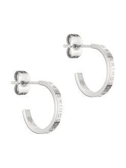 Liebeskind Berlin Damen Creolen - The Small Logo Hoops in silber