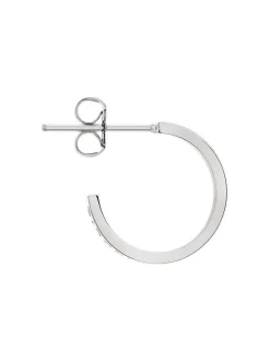 Liebeskind Berlin Damen Creolen - The Small Logo Hoops in silber