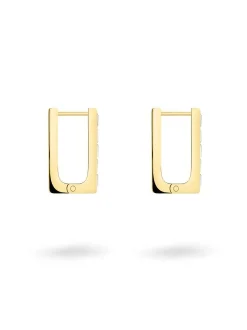 Liebeskind Berlin Damen Creolen - The Festive Mini Link Sparkle in gold
