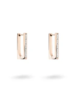 Liebeskind Berlin Damen Creolen - The Festive Mini Link Sparkle in roségold