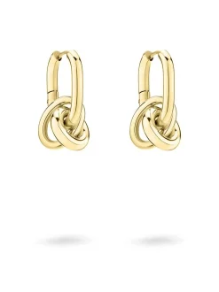 Liebeskind Berlin Damen Creolen - Modern Knot in gold
