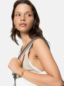 Liebeskind Berlin Damen Creolen - Modern Knot in gold