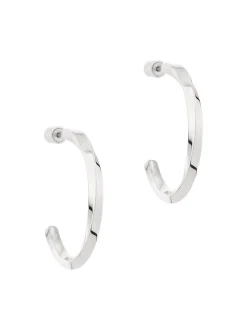 Liebeskind Berlin Damen Creolen - Twisted in silber