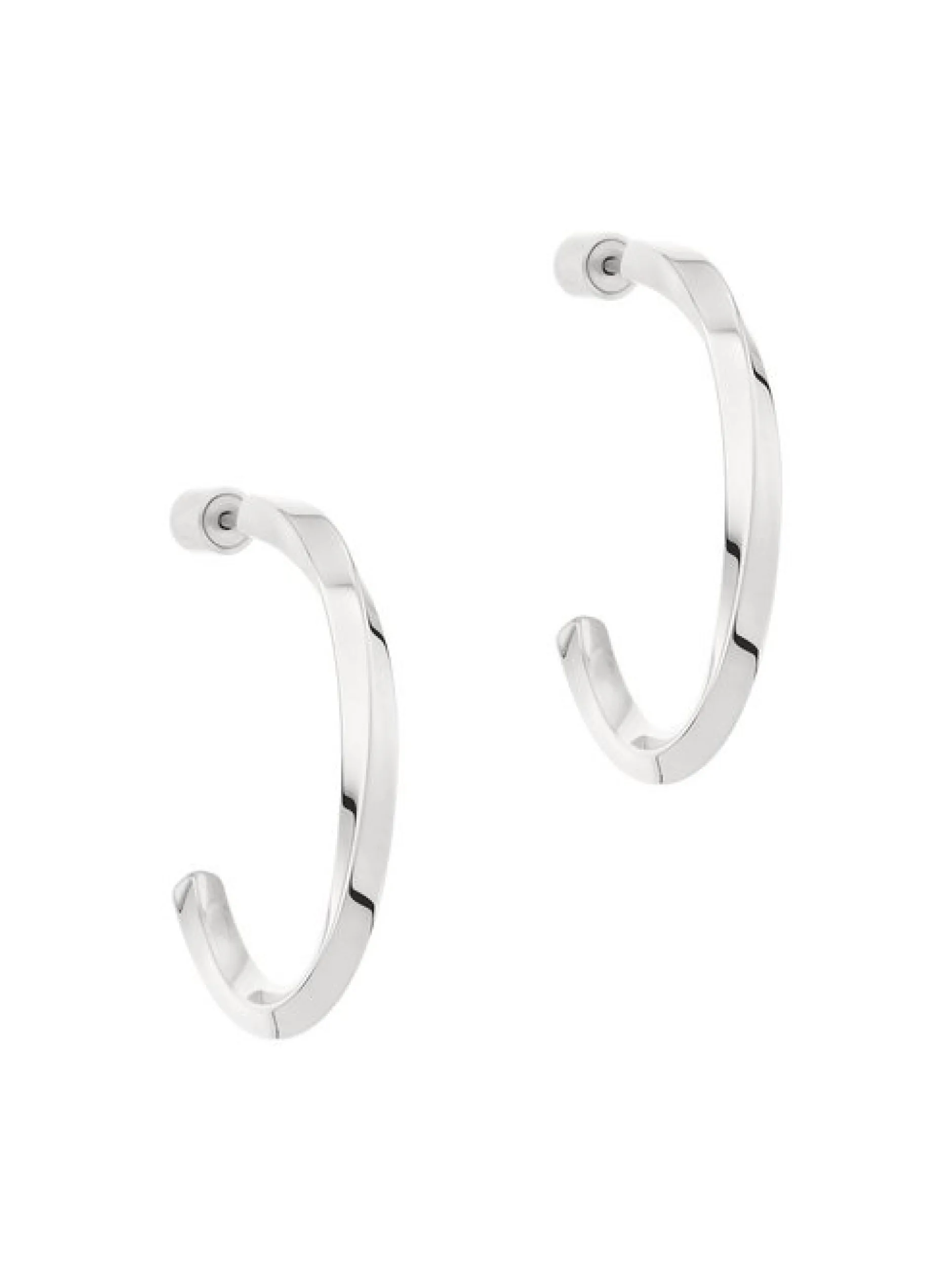 Liebeskind Berlin Damen Creolen - Twisted in silber