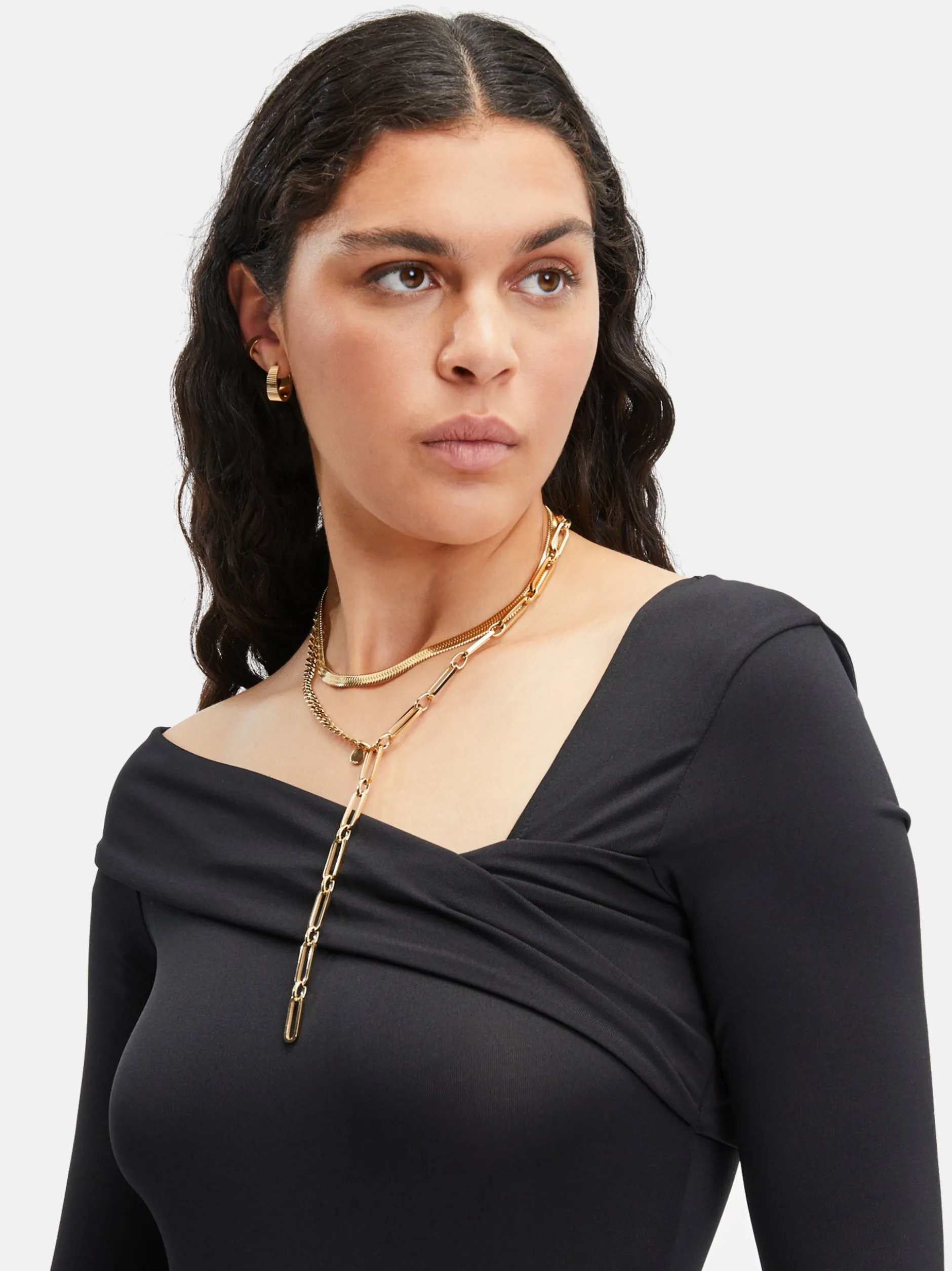 Liebeskind Berlin Damen Creolen - The Riffle in gold