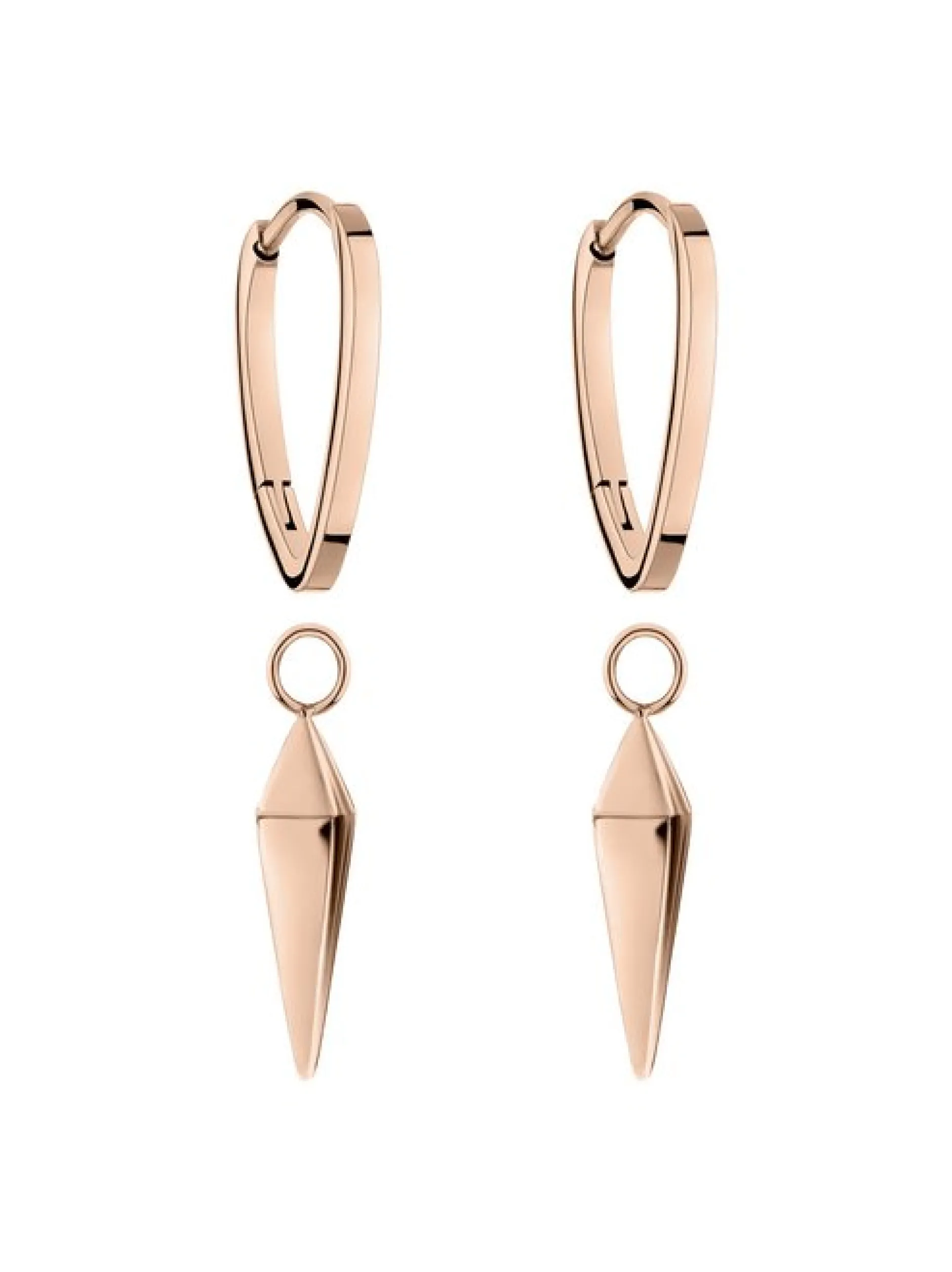 Liebeskind Berlin Damen Creolen - The Pendulum in roségold