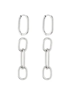 Liebeskind Berlin Damen Creolen - Wear it your Way in silber