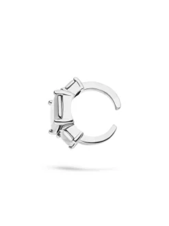Liebeskind Berlin Damen Ear Cuff - Steel Diamond in silber