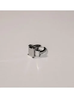 Liebeskind Berlin Damen Ear Cuff - Steel Diamond in silber