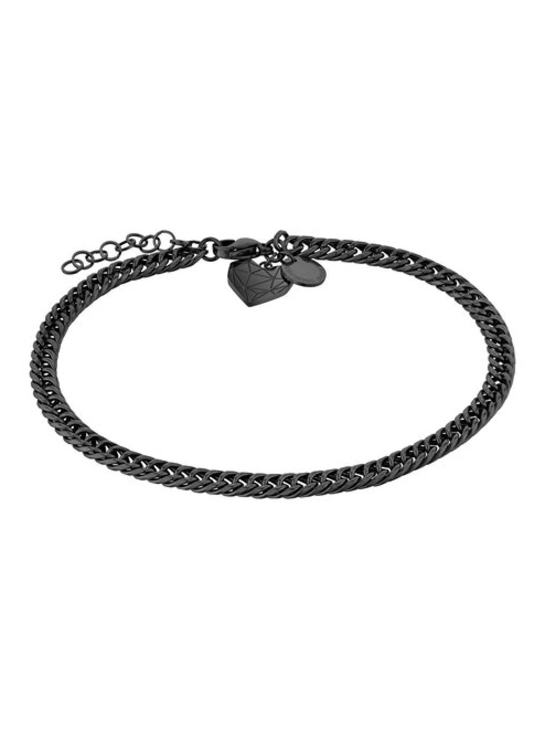 Liebeskind Berlin Damen Fußkette - Broken Heart Chunky in schwarz