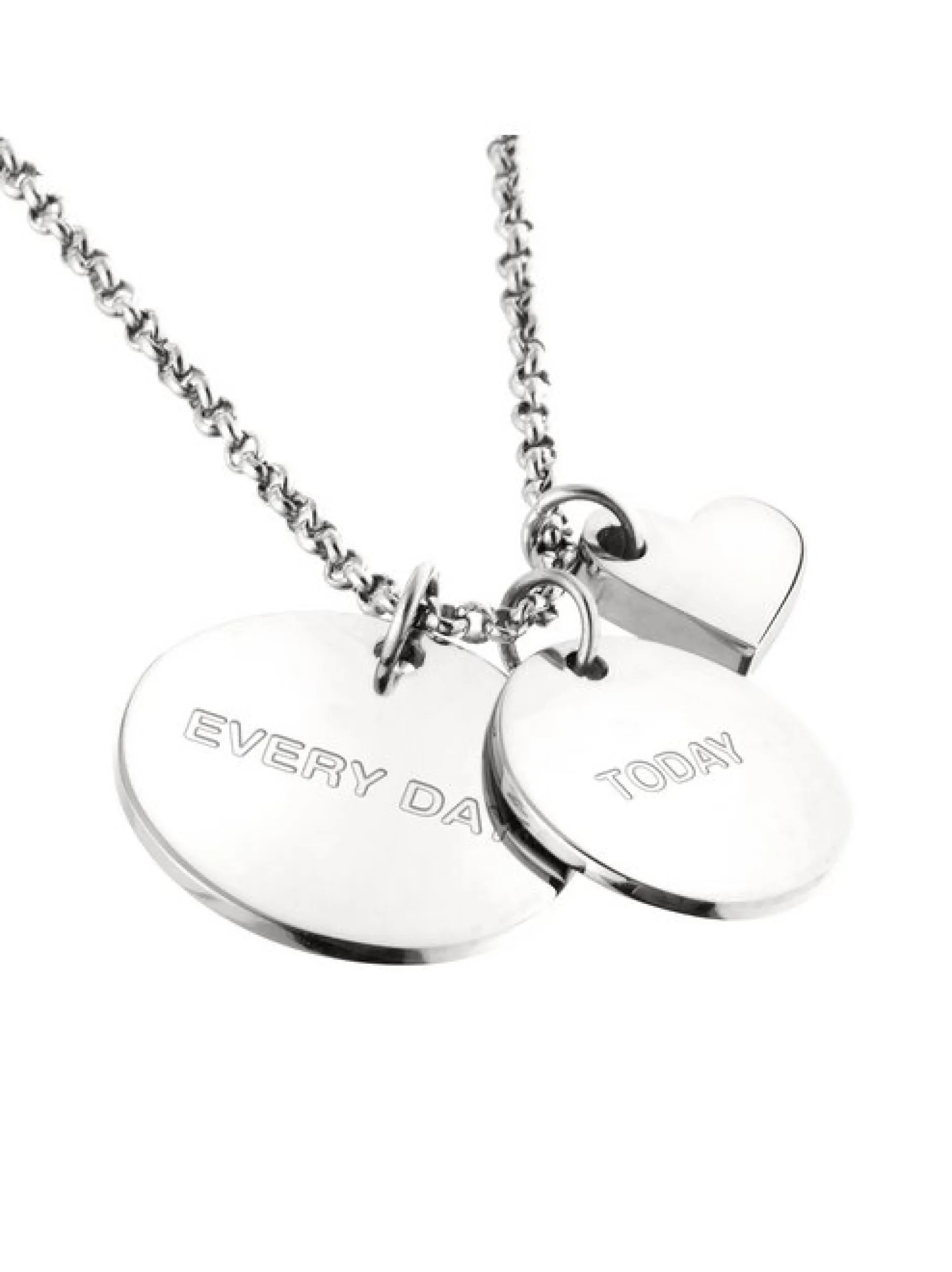 Liebeskind Berlin Damen Halskette - Together, Today, Everyday in silber