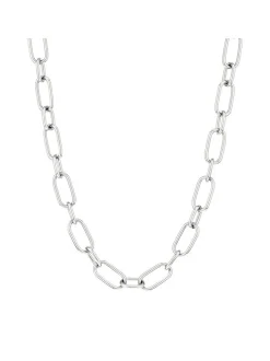 Liebeskind Berlin Damen Halskette - Chunky Edit in silber