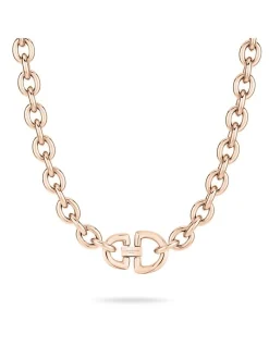 Liebeskind Berlin Damen Halskette - The D-Link Statement in roségold