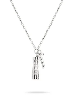 Liebeskind Berlin Damen Halskette - Love Lock in silber