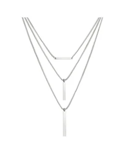 Liebeskind Berlin Damen Halskette - Layer Me in silber