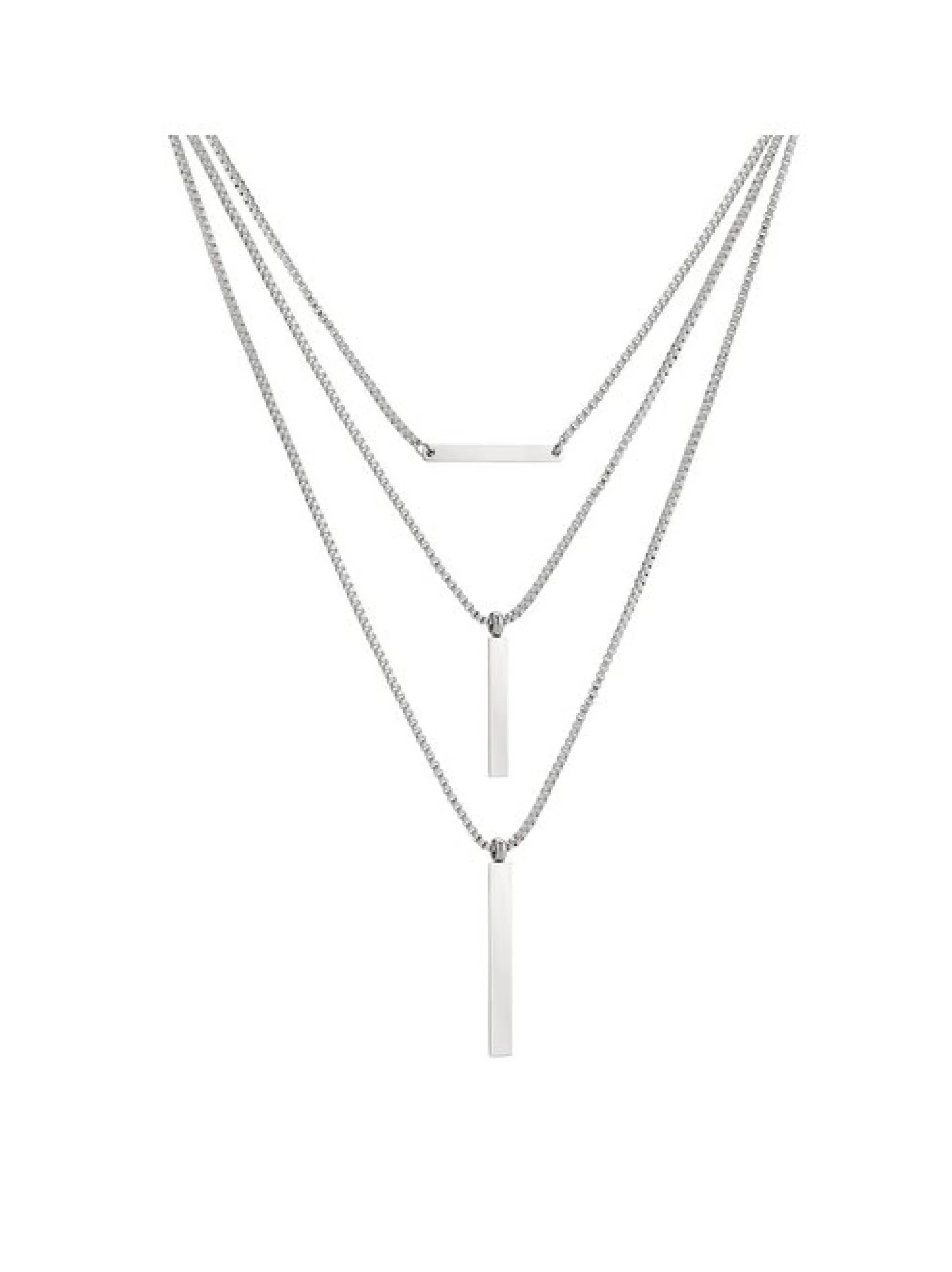 Liebeskind Berlin Damen Halskette - Layer Me in silber