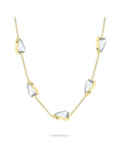 Liebeskind Berlin Damen Halskette - Glass Heart in gold