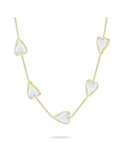 Liebeskind Berlin Damen Halskette - Glass Heart in gold