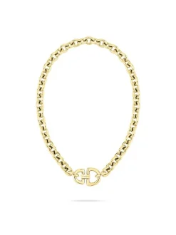 Liebeskind Berlin Damen Halskette - The D-Link Statement in gold