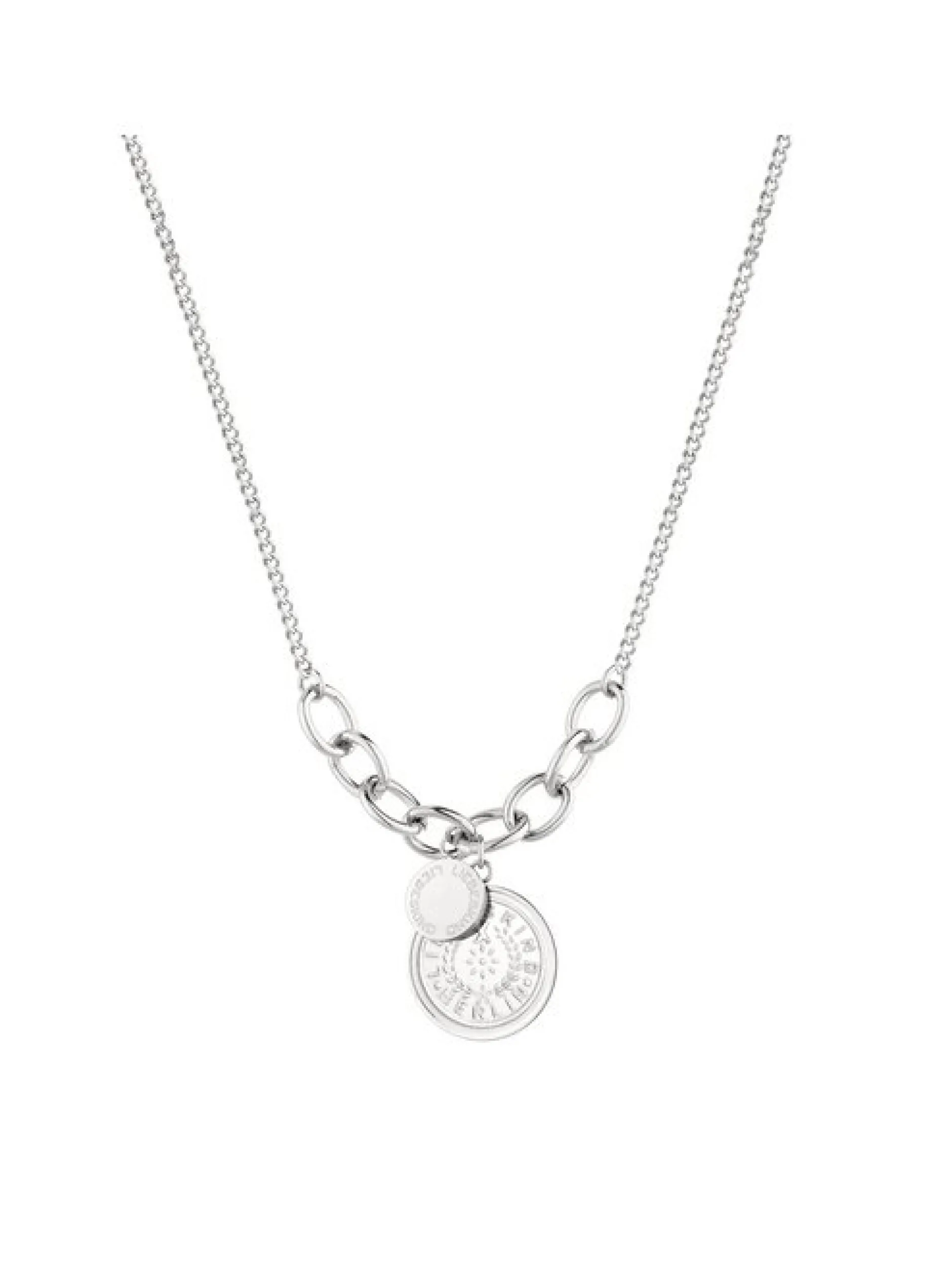 Liebeskind Berlin Damen Halskette - Vintage Coins in silber