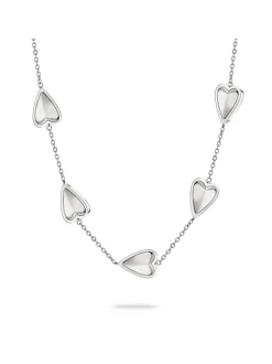 Liebeskind Berlin Damen Halskette - Metal Heart in silber