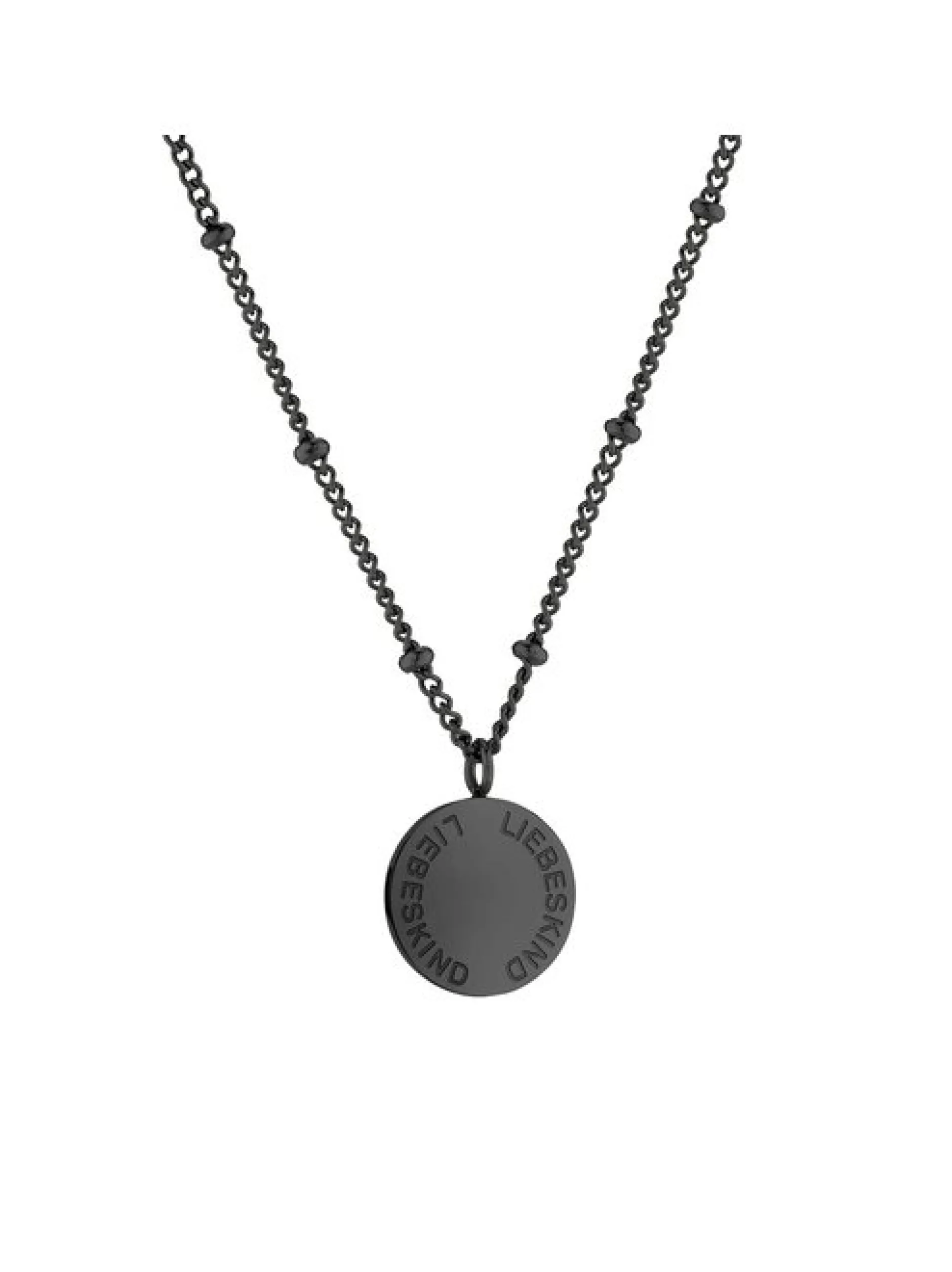 Liebeskind Berlin Damen Halskette - Logo Basic in schwarz
