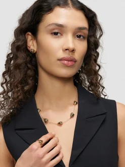 Liebeskind Berlin Damen Halskette - Metal Heart in gold