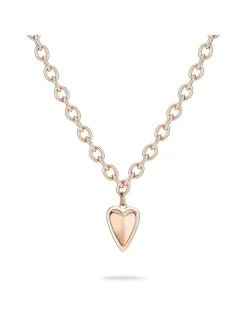 Liebeskind Berlin Damen Halskette - Metal Heart in roségold
