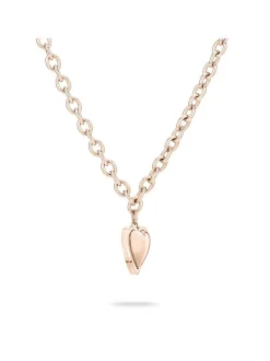 Liebeskind Berlin Damen Halskette - Metal Heart in roségold