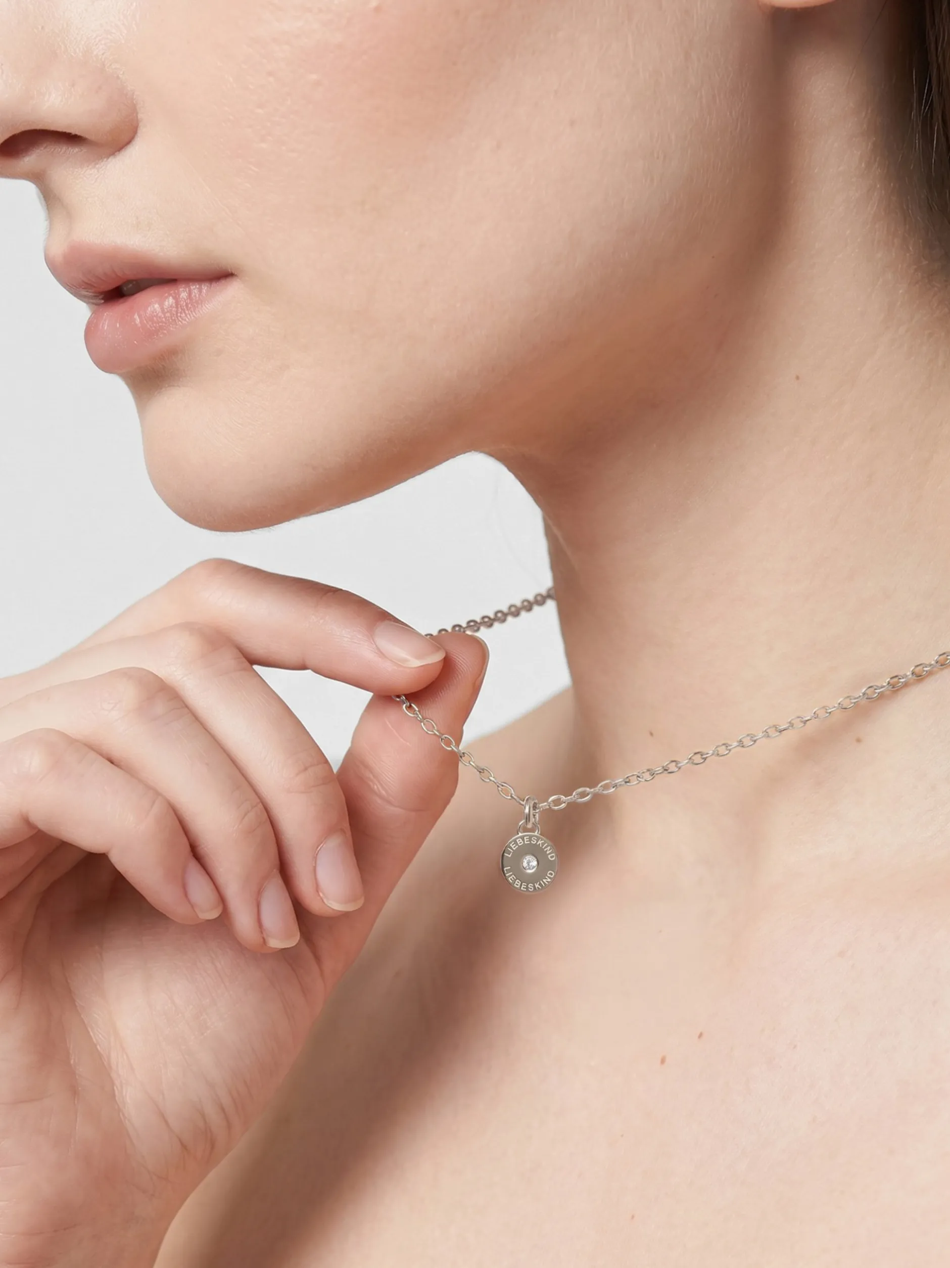 Liebeskind Berlin Damen Halskette - Little Bling in silber